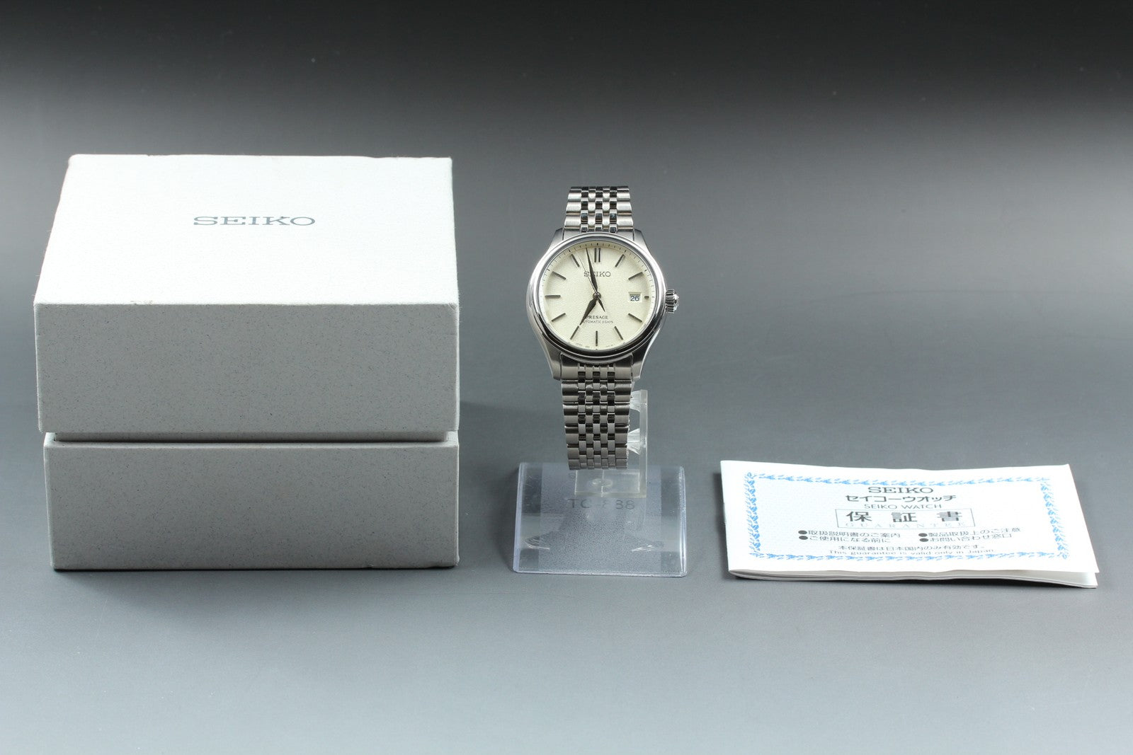 SEIKO Presage 6R55-00H0 SARX121 Automatic White Dial Men's Watch 40mm Japan Box