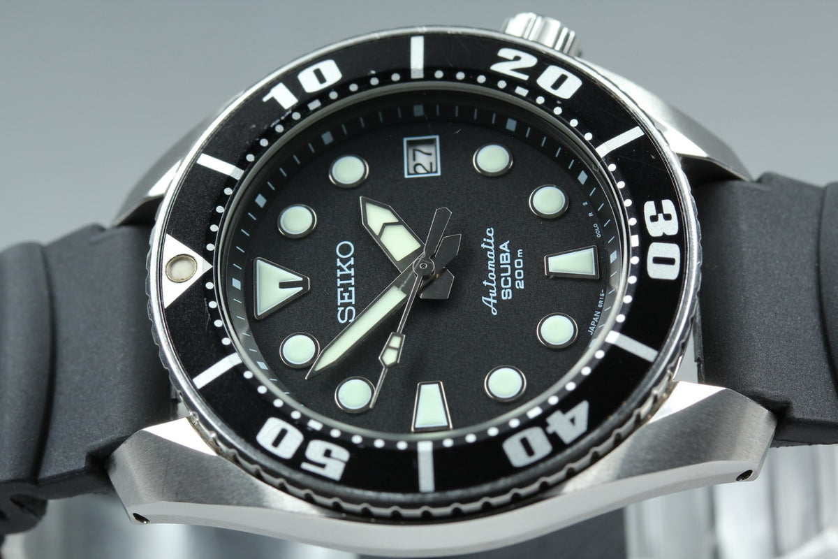 SEIKO Prospex 6R15-00G0 Black Automatic Date Men's Watch 45mm JAPAN
