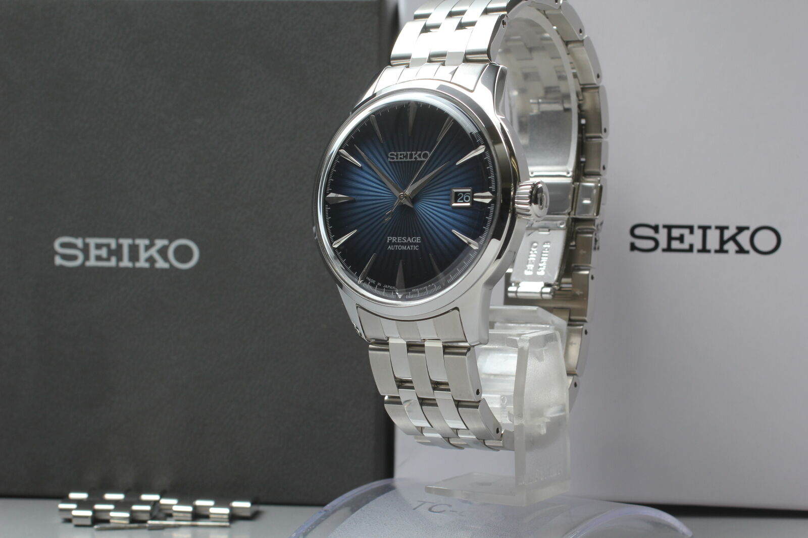 [N MINT w/Box] SEIKO Presage 4R35-01T0 SARY123 Automatic Men's Watch From JAPAN