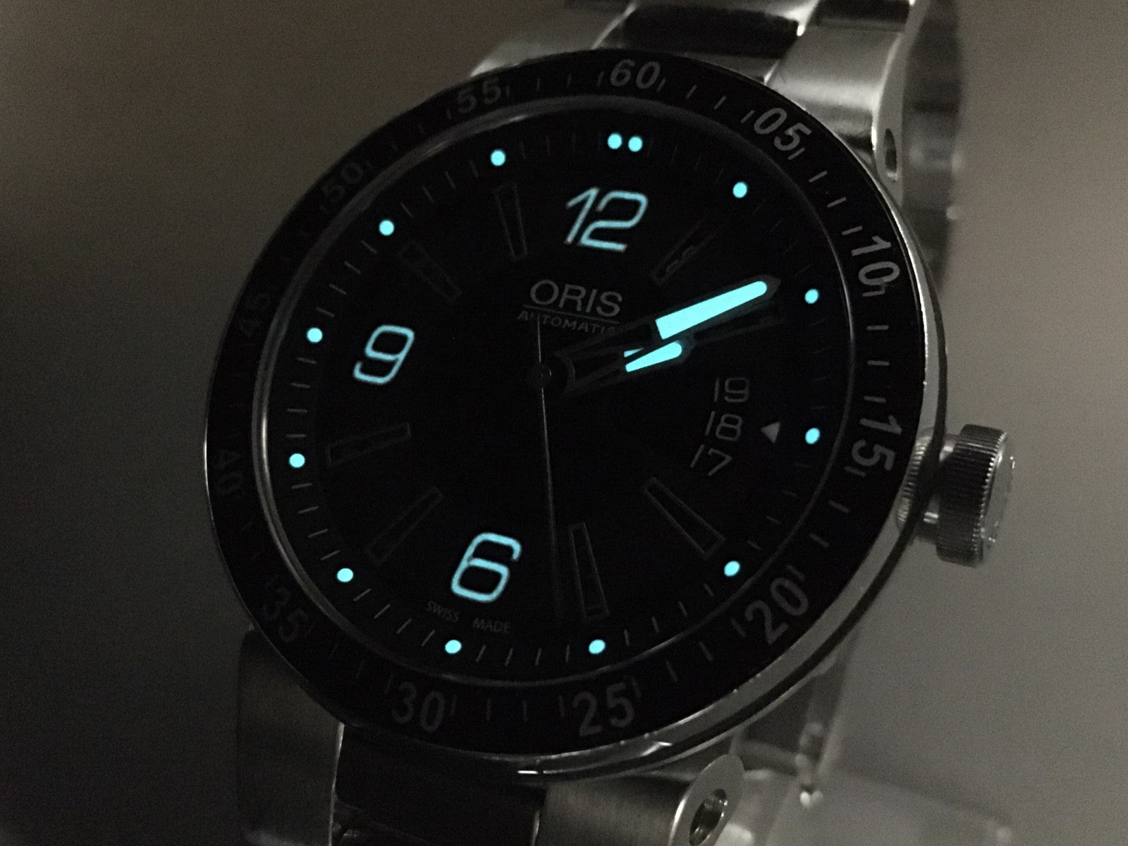 ORIS Williams F1 Team Date 7613 Automatic Black Dial Automatic Men's Watch [Box]