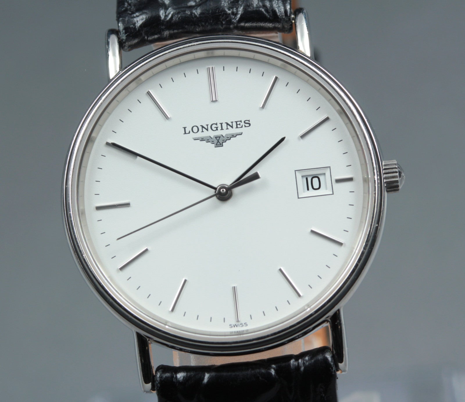 [Exc+5] LONGINES Grand Classic L4.720.4 White Dial 32mm Quartz Men's Watch