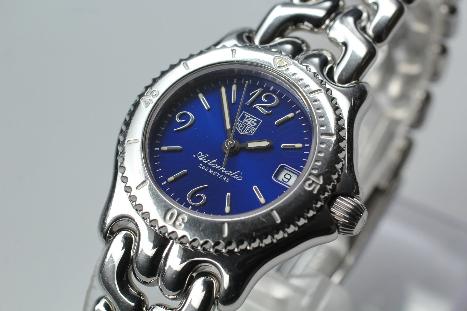 overhauled TAG Heuer SEL WG2311.BA0469 Automatic Women's Date Watch 28mm JP Box