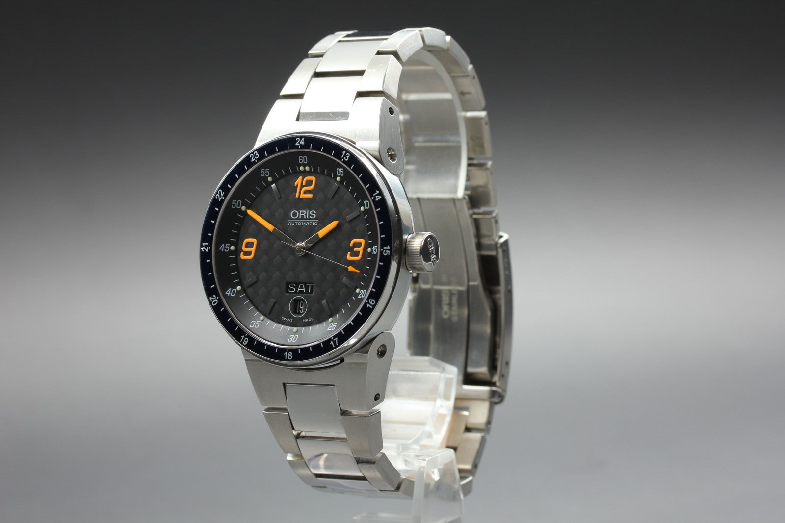 ORIS Williams F1 Team 7595 Date Black Dial Automatic Day/Date Men's Watch [Box]