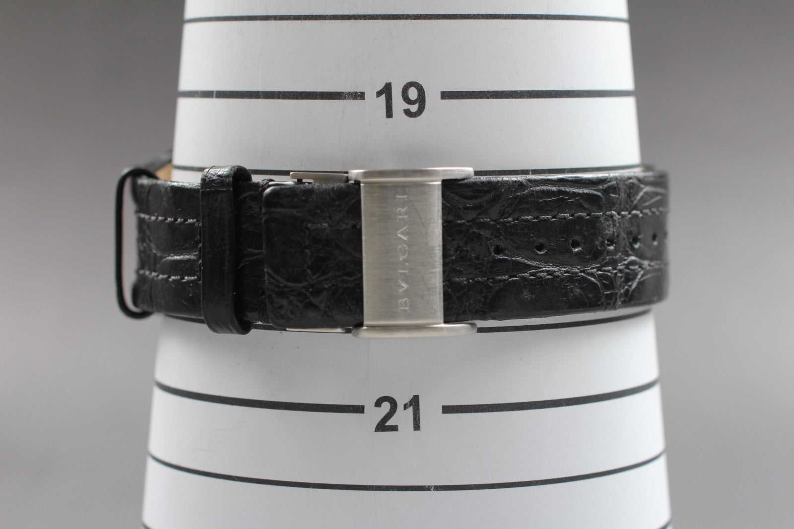 Exc+5*Box BVLGARI Ergon EG40S Black Stainless Steel Automatic Men's Watch JAPAN