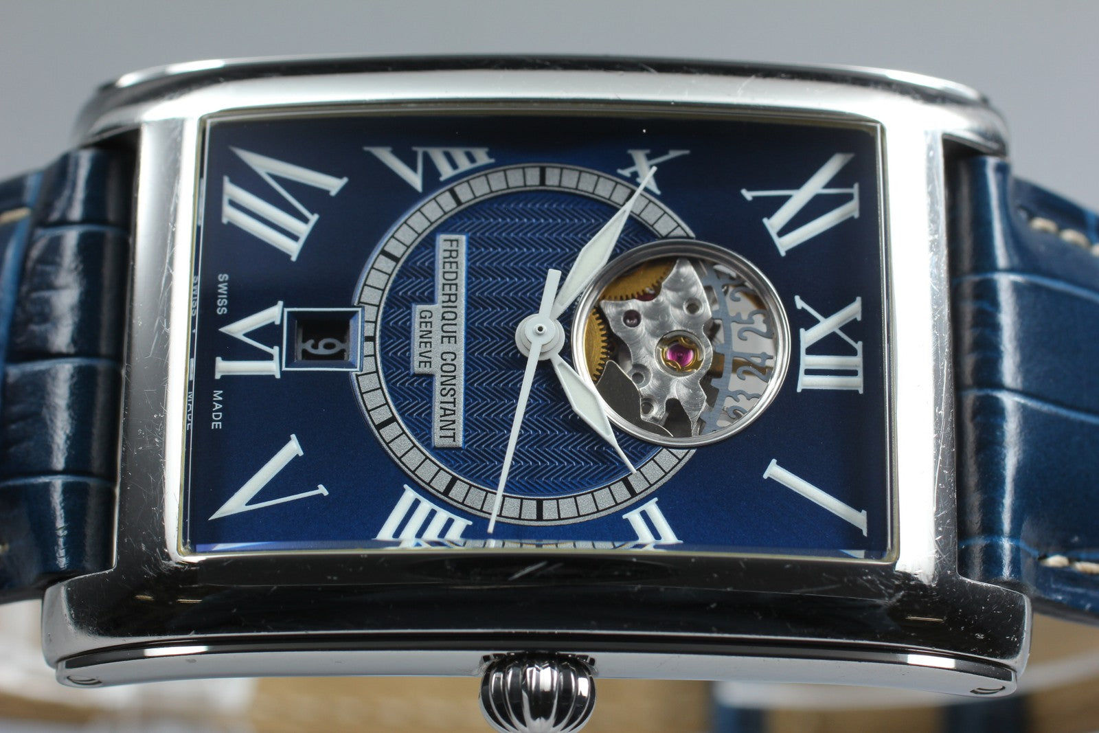 Limited [Exc+5 Box] FREDERIQUE CONSTANT FC-315NS4C26 Blue Automatic Men's Watch