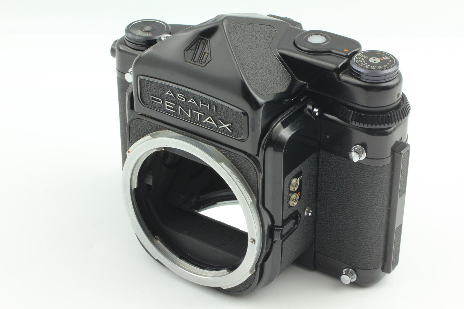 Exc+5 w/Grip ] Pentax 67 Late Film Camera + SMC TTL 55mm f4 6x7 Lens