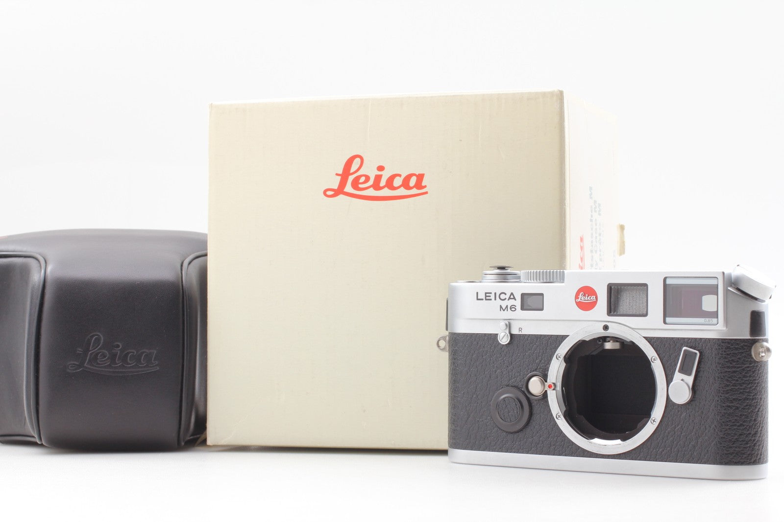 0.85 TTL [Top MINT] Leica M6 10466 Chrome 35mm Rangefinder Film Camera JAPAN