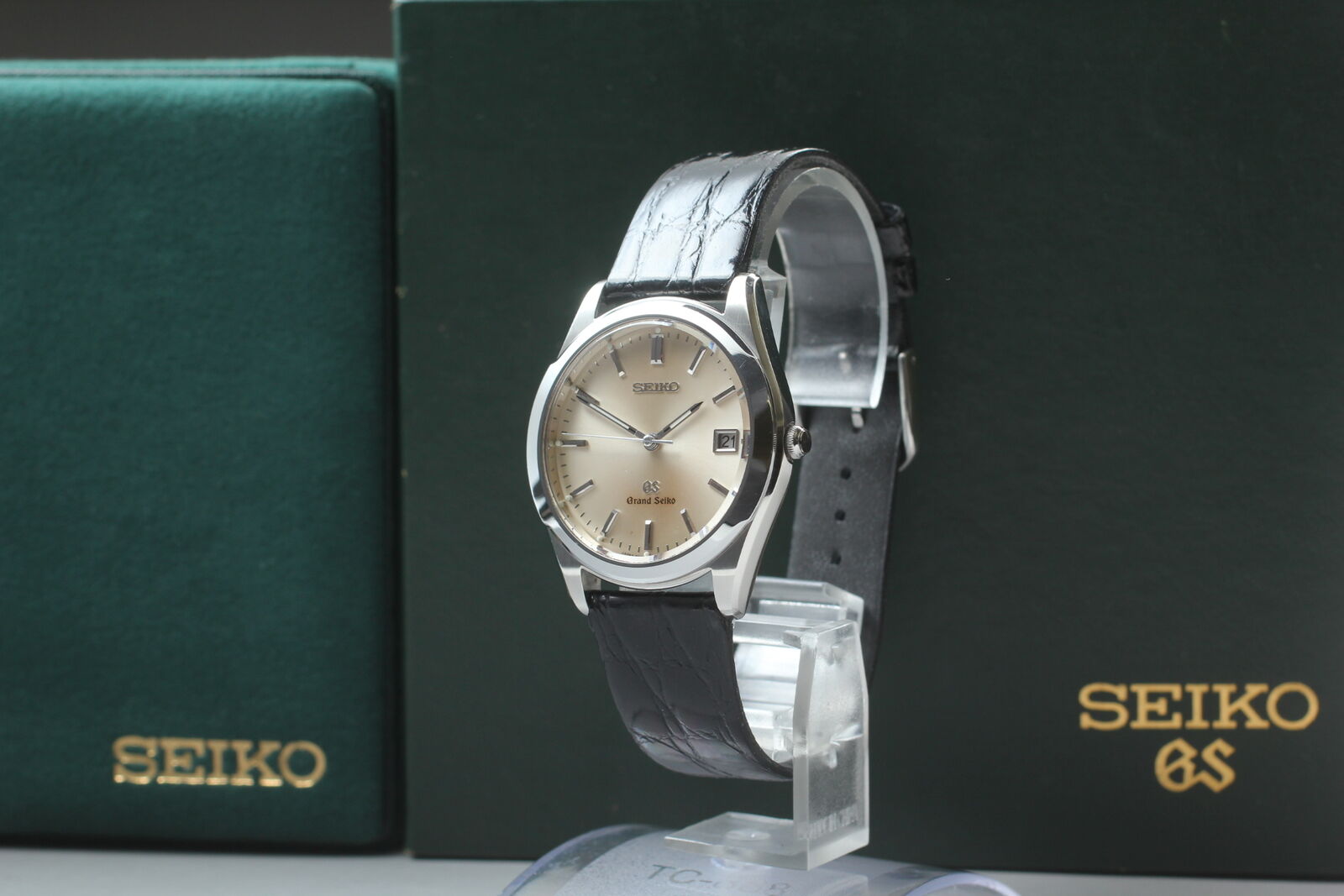 New Battery [Exc+5 Box] Grand SEIKO SBGG003 8N65-8000 Men's Quartz Watch JAPAN