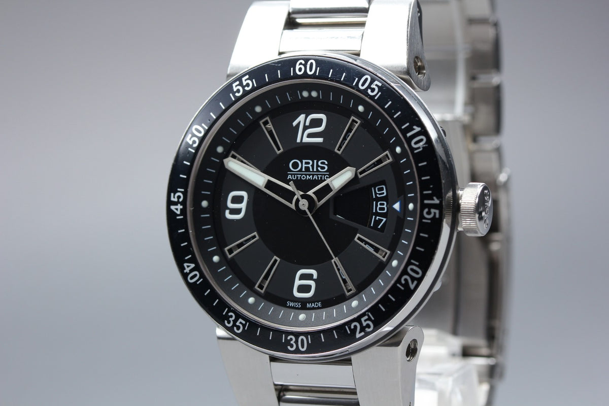 ORIS Williams F1 Team Date 7613 Automatic Black Dial Automatic Men's Watch [Box]