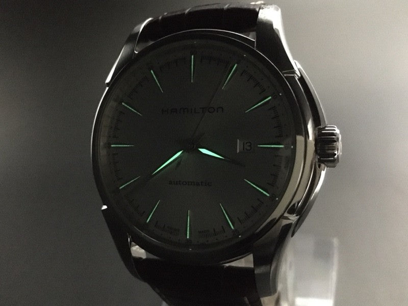 HAMILTON Jazzmaster H327150 Silver Dial Automatic Men's Watch 43mm JAPAN Box
