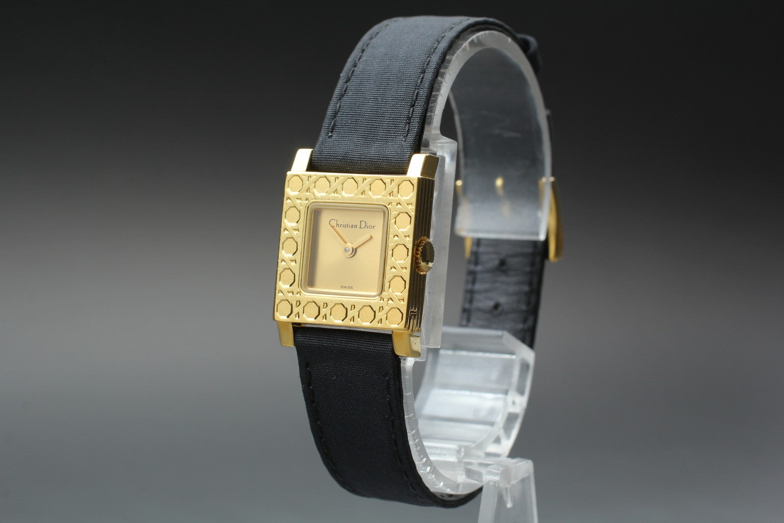 Christian Dior La Parisienne D60-159 Gold Black 19mm Women's Quartz Watch [Box]