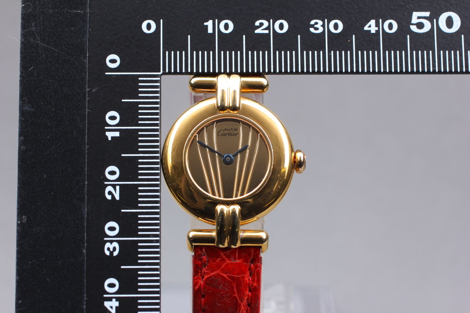 New Battery [Exc+5] Cartier Must Colisee Vermeil 590002 Women's Quartz Watch JP