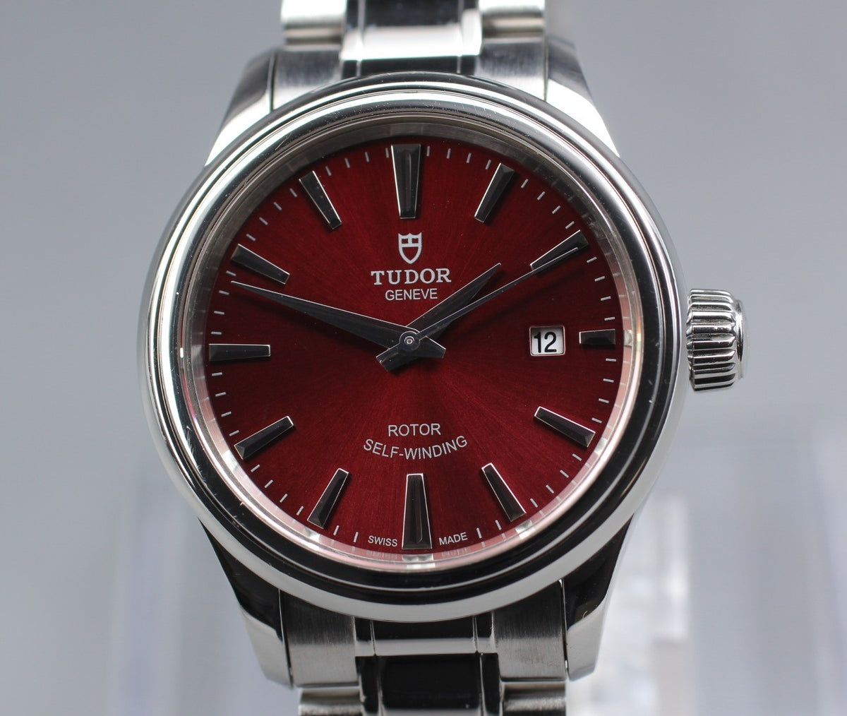 TUDOR Style Date 12100 Red Dial Cal.2671 27mm Automatic Women's Watch