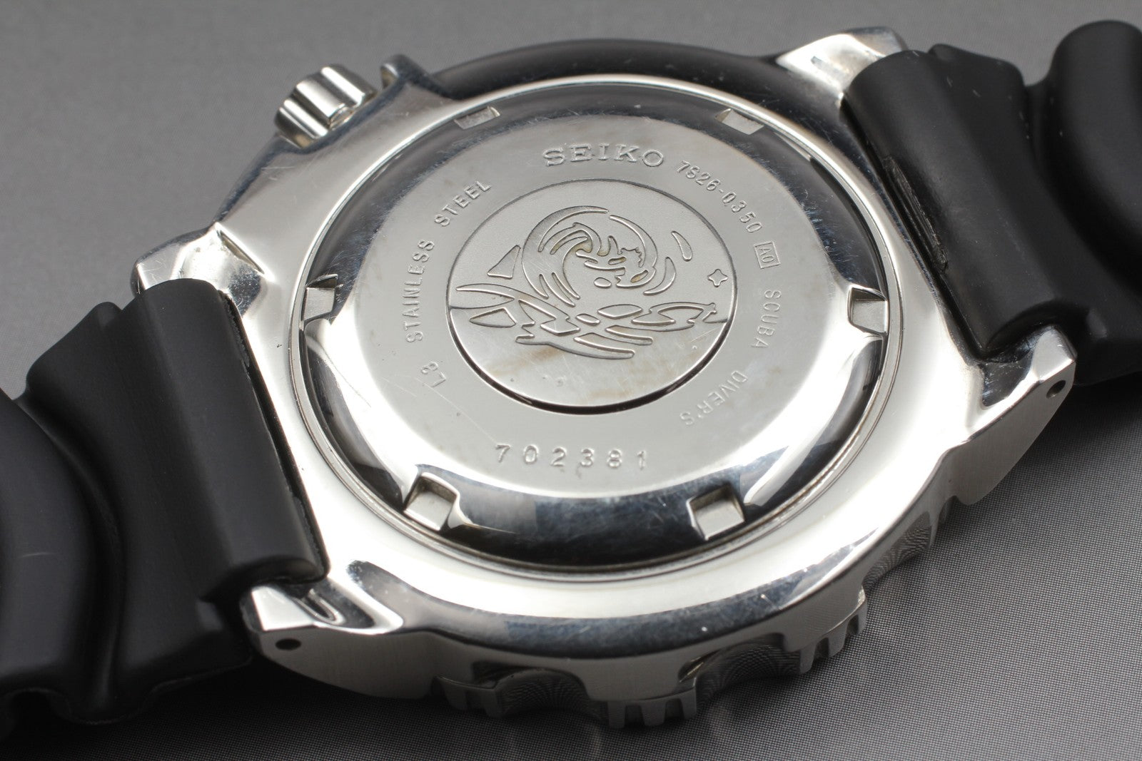 [Exc+5]Box SEIKO 7S26-0350 SKX779 Divers Black Monster Automatic Men's Watch JP