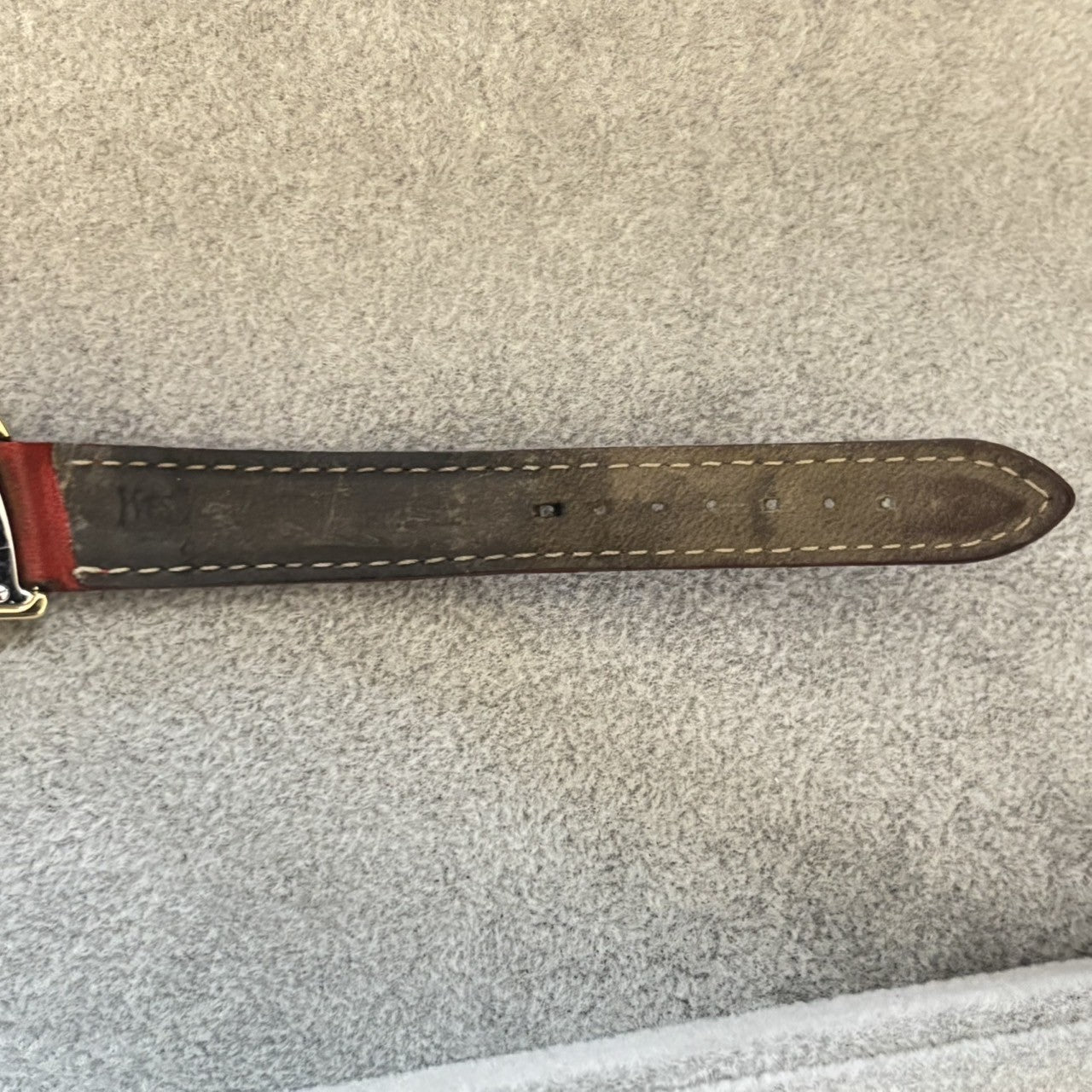 Overhauled [Exc+4] Yves Saint Laurent Heart Gold Red 30mm Women's Watch Quartz