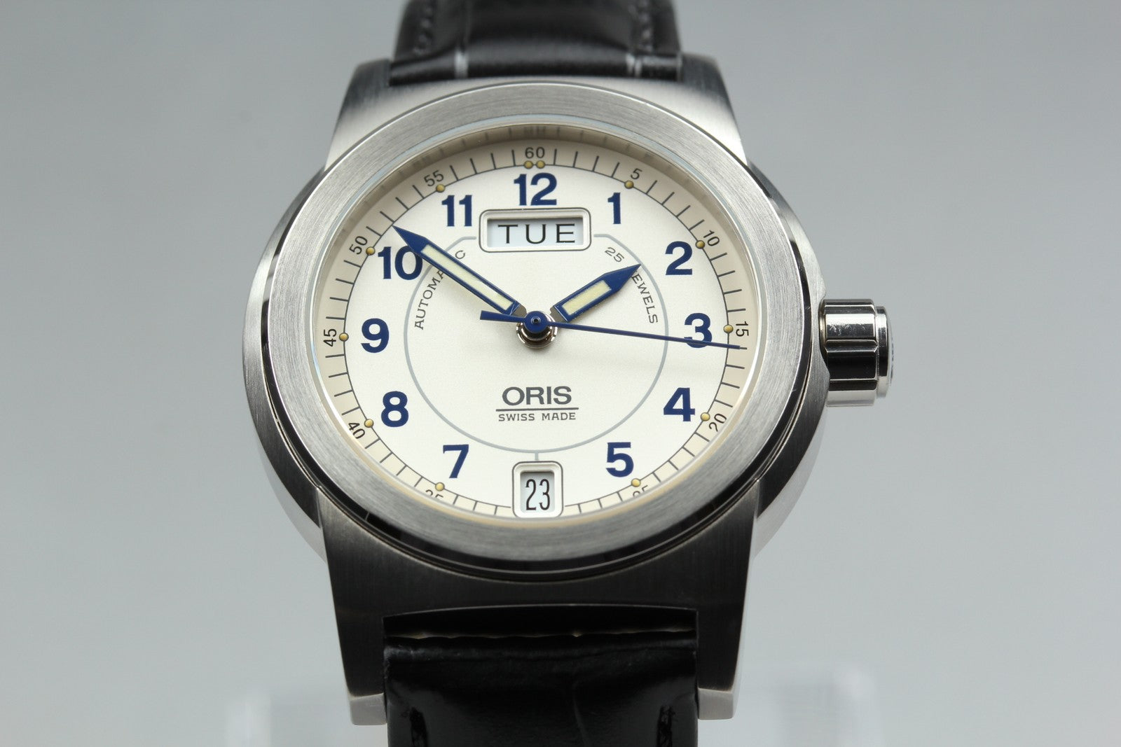 [Exc+5] ORIS Big Crown 7501 Silver Black Day/Date 35mm Automatic Men's Watch