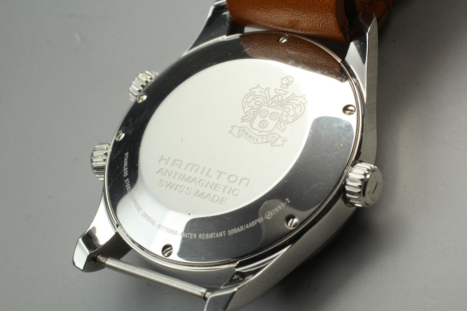 Hamilton Khaki UTC H775050 GMT Automatic Black Men's Watch 43mm JAPAN Box