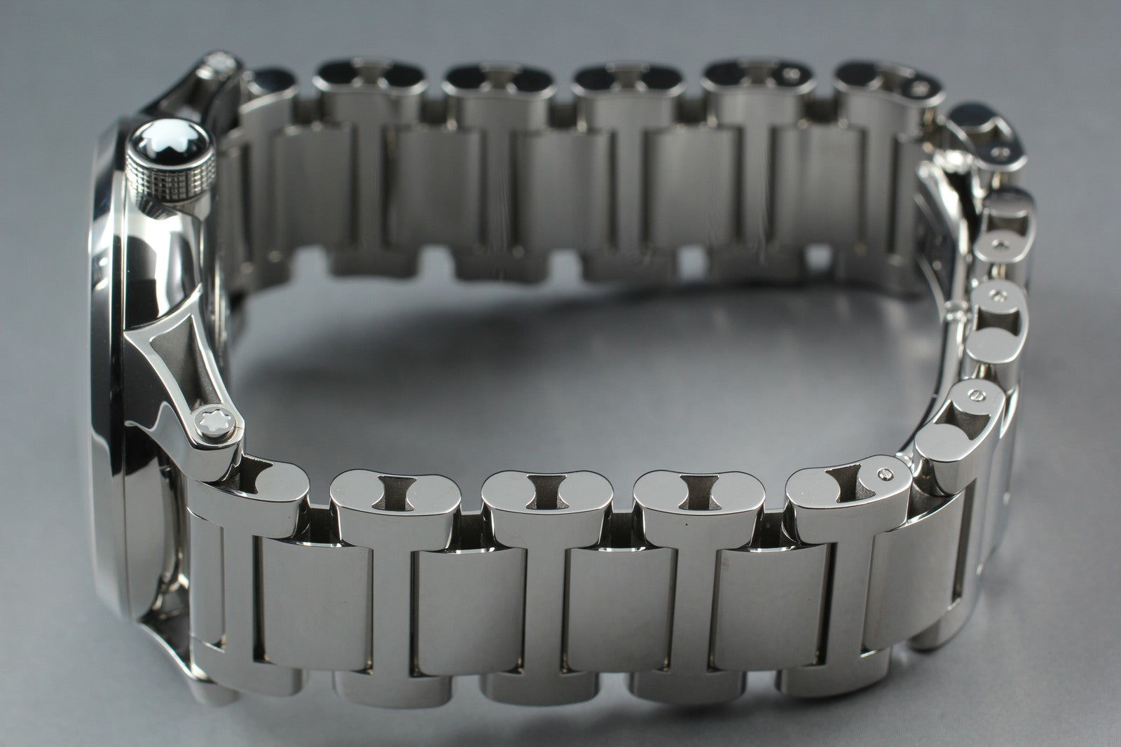 [Near MINT- Box] Montblanc TimeWalker 7050 Silver 42mm Men's Automatic Watch