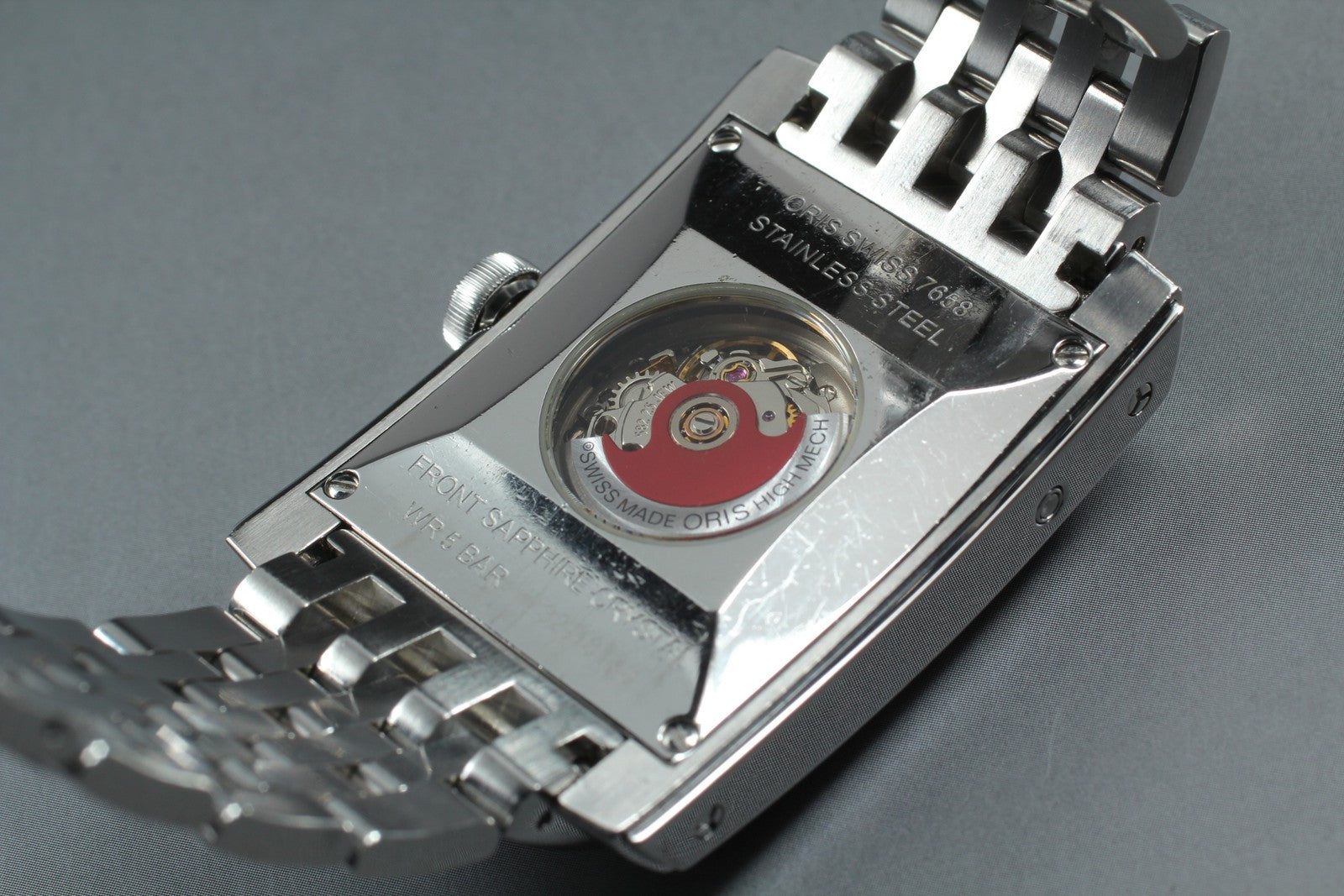 [Exc+5] ORIS Rectangular Complication 7658 Moon Phase 33mm Automatic Men's Watch