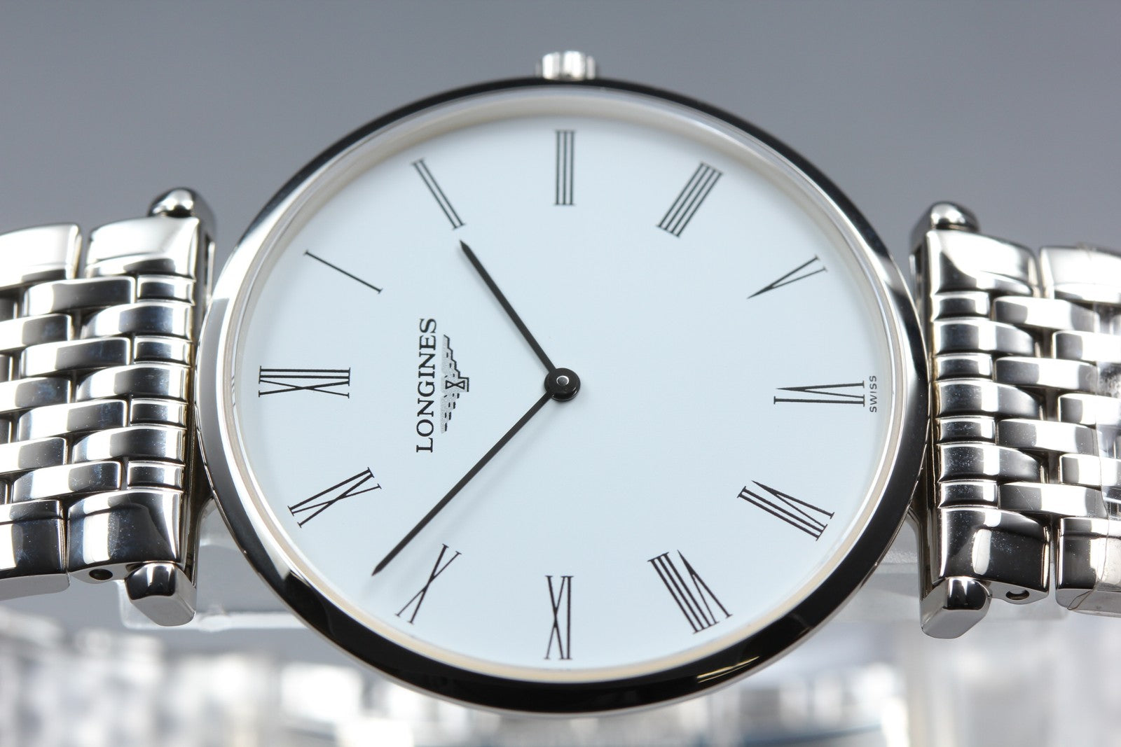 [MINT Box] LONGINES Grand Classic L4.709.4 White Dial Silver Quartz Men's Watch