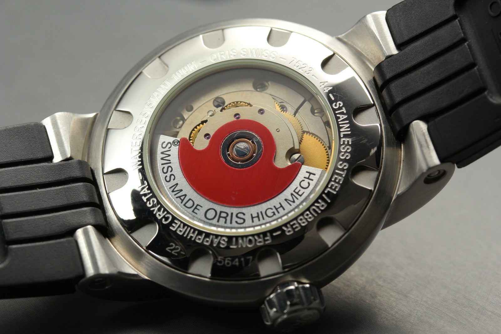 Exc+5*Box ORIS TT1 7523-44 Black Dial Automatic Day/Date Boy's Watch 37mm JAPAN