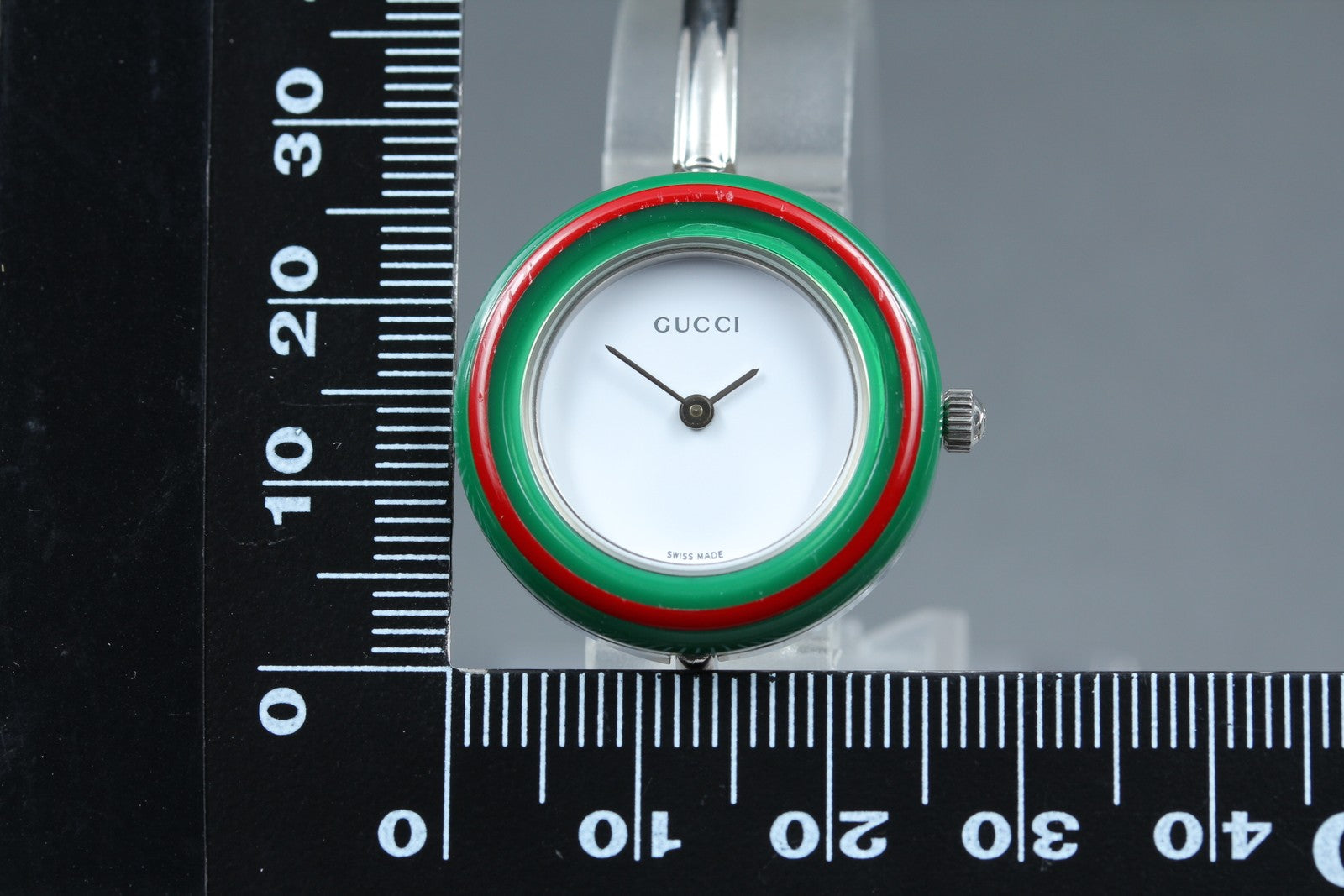[Overhauled] Gucci Change Bezel 11/12.2L 12 Colors Silver Women's Qz Watch Box