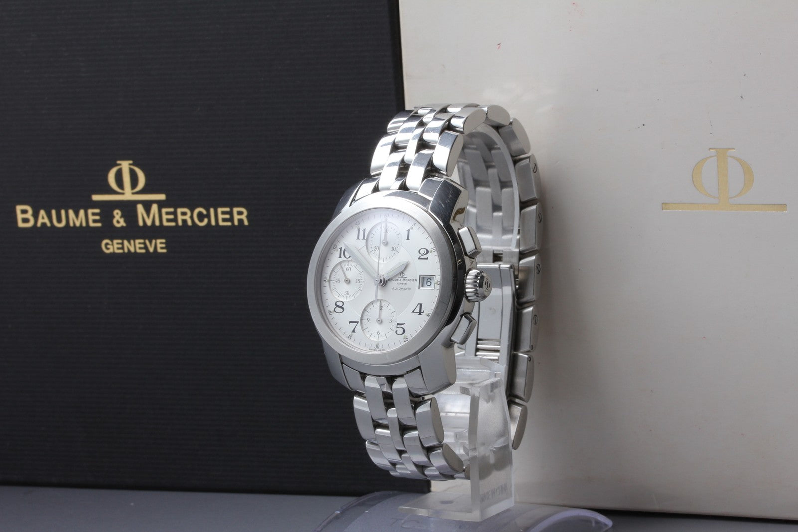 Exc+5*Box Baume & Mercier Capeland MV045216 Automatic Black Men's Watch 39mm JP