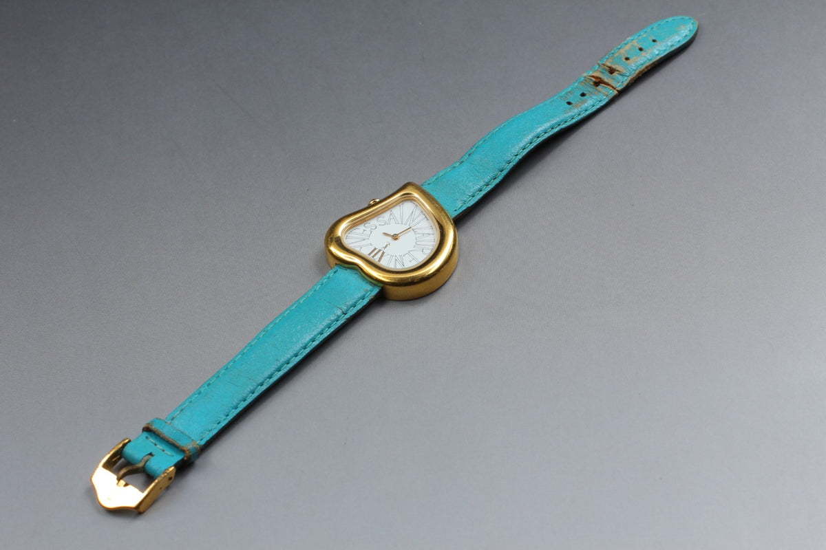 Yves Saint Laurent Heart Gold Women's Watch Quartz 31mm JAPAN Box