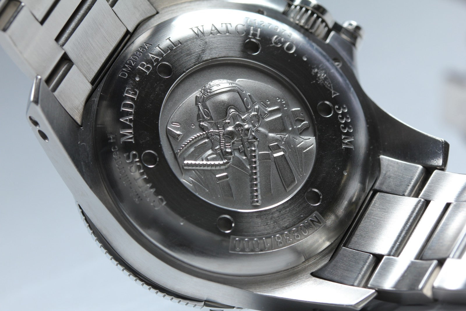 Exc+5*Box BALL Engineer Hydrocarbon DM2036A Black Automatic Men's Watch 44mm JP