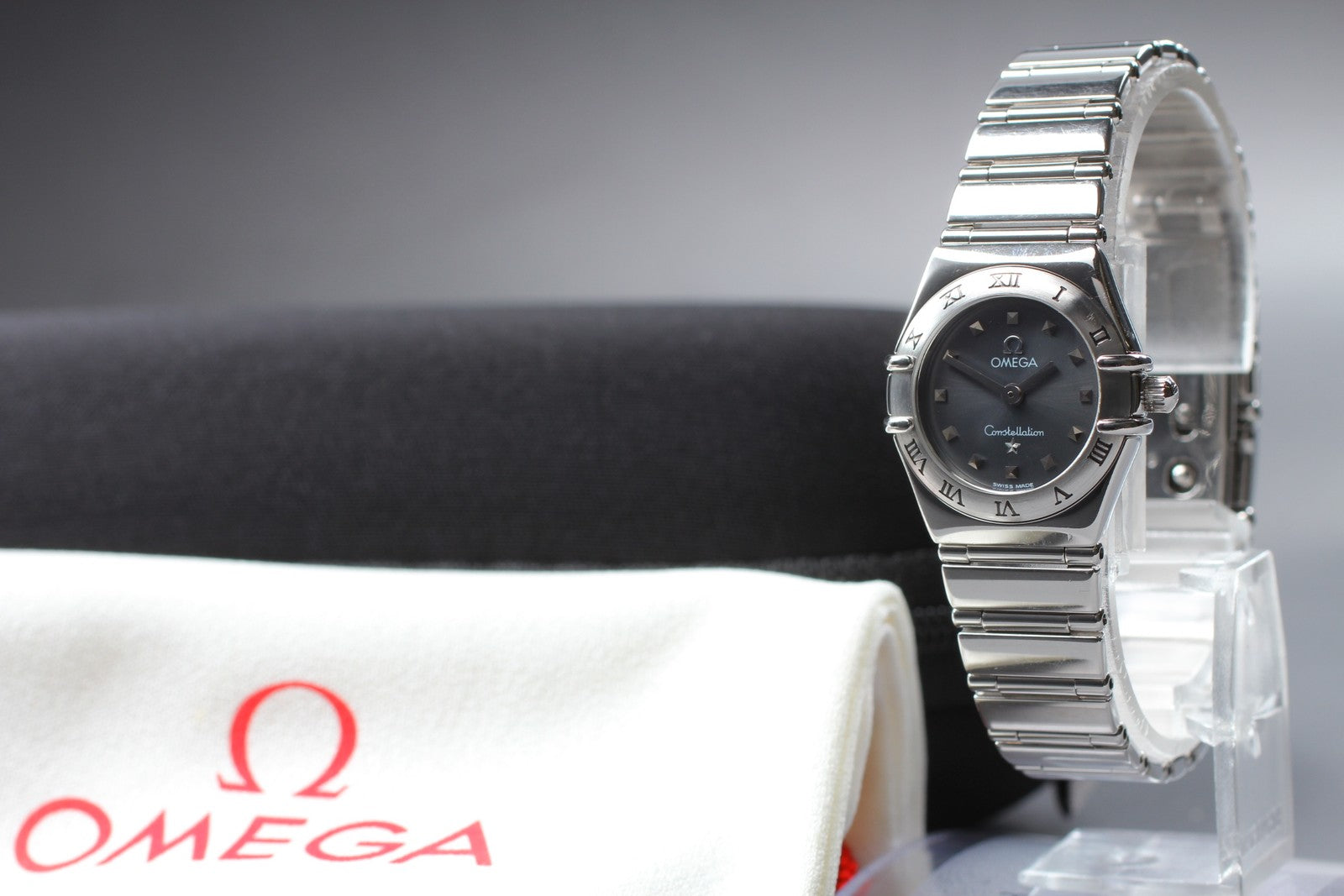 [Exc+5] Omega Constellation Mini 1561.51 Cal.1456 22mm Gray Womens Quartz Watch