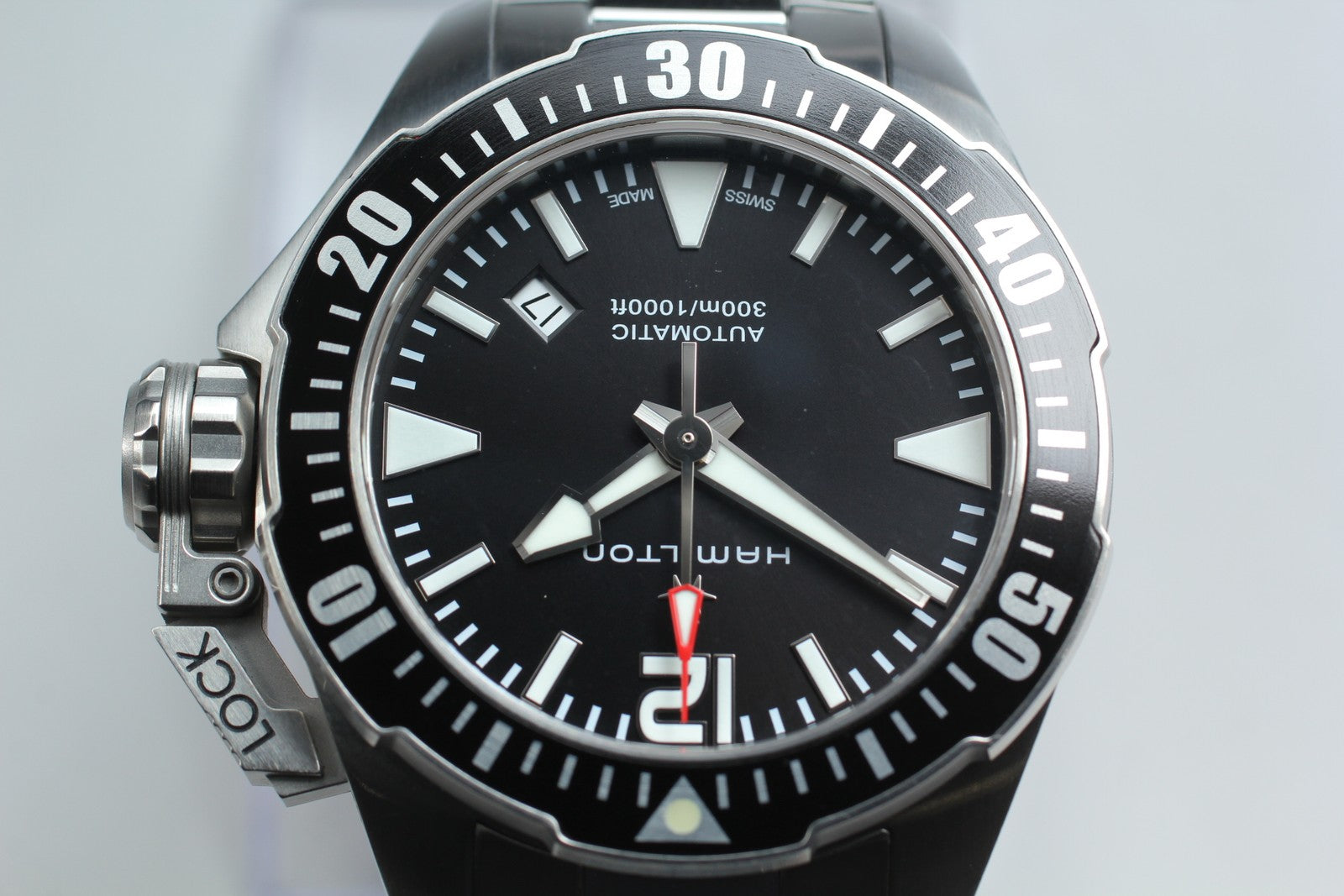 Hamilton Khaki Navy Openwater H776050 Black 42mm Automatic Men's Watch [w/Box]