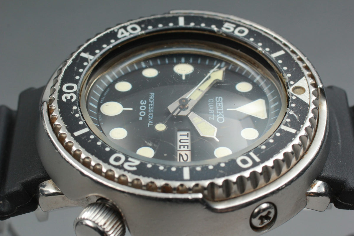 [Exc+4] SEIKO Professional 300m Diver 7549-7010 Quartz Men’s Watch 47mm JAPAN