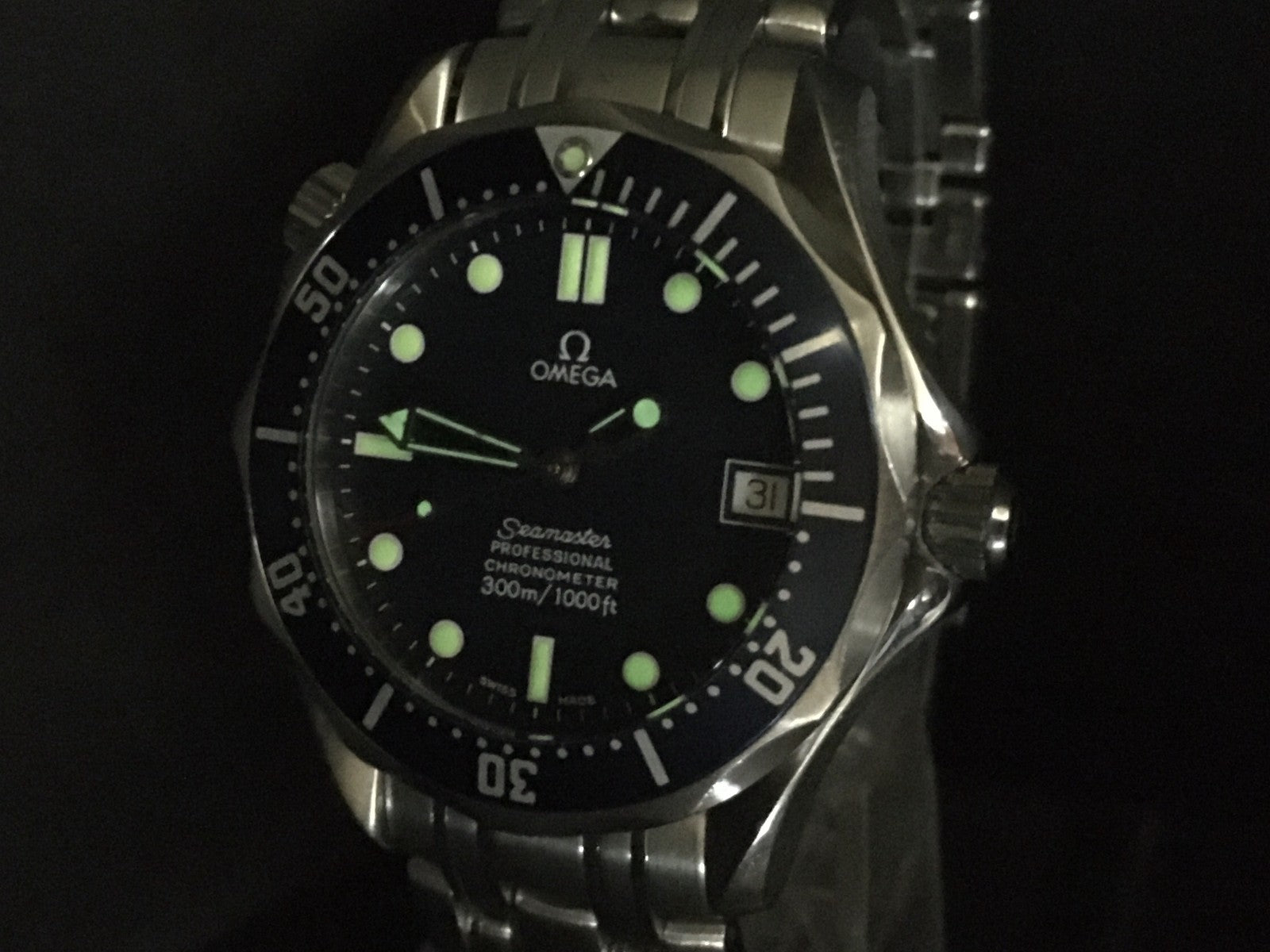 [Overhauled] OMEGA Seamaster 300M 2551.80 Cal.1109 AT Blue 36mm Unisex  Watch