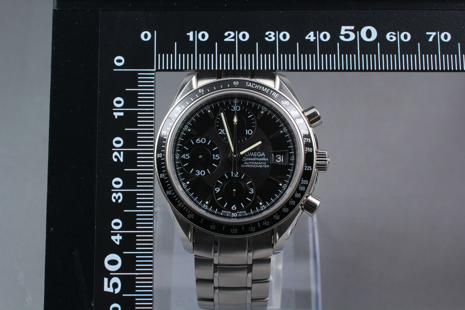 [N MINT w/Box] Omega Speedmaster 3210.50 Chronograph AT Men's Watch From JAPAN
