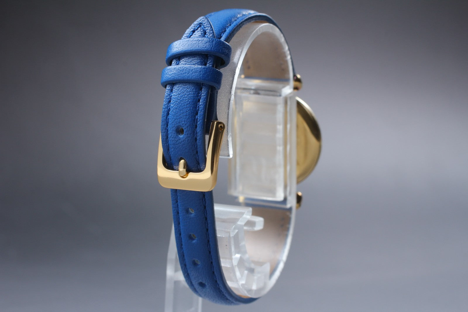Vintage [Exc+5] Cartier Must Colisee Vermeil 590002 Blue Women's Quartz Watch