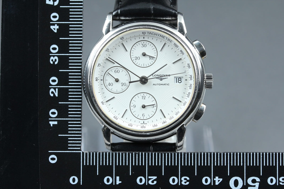 LONGINES Les Grandes Classiques L4.686.4 Automatic White Men's Watch 38mm JAPAN