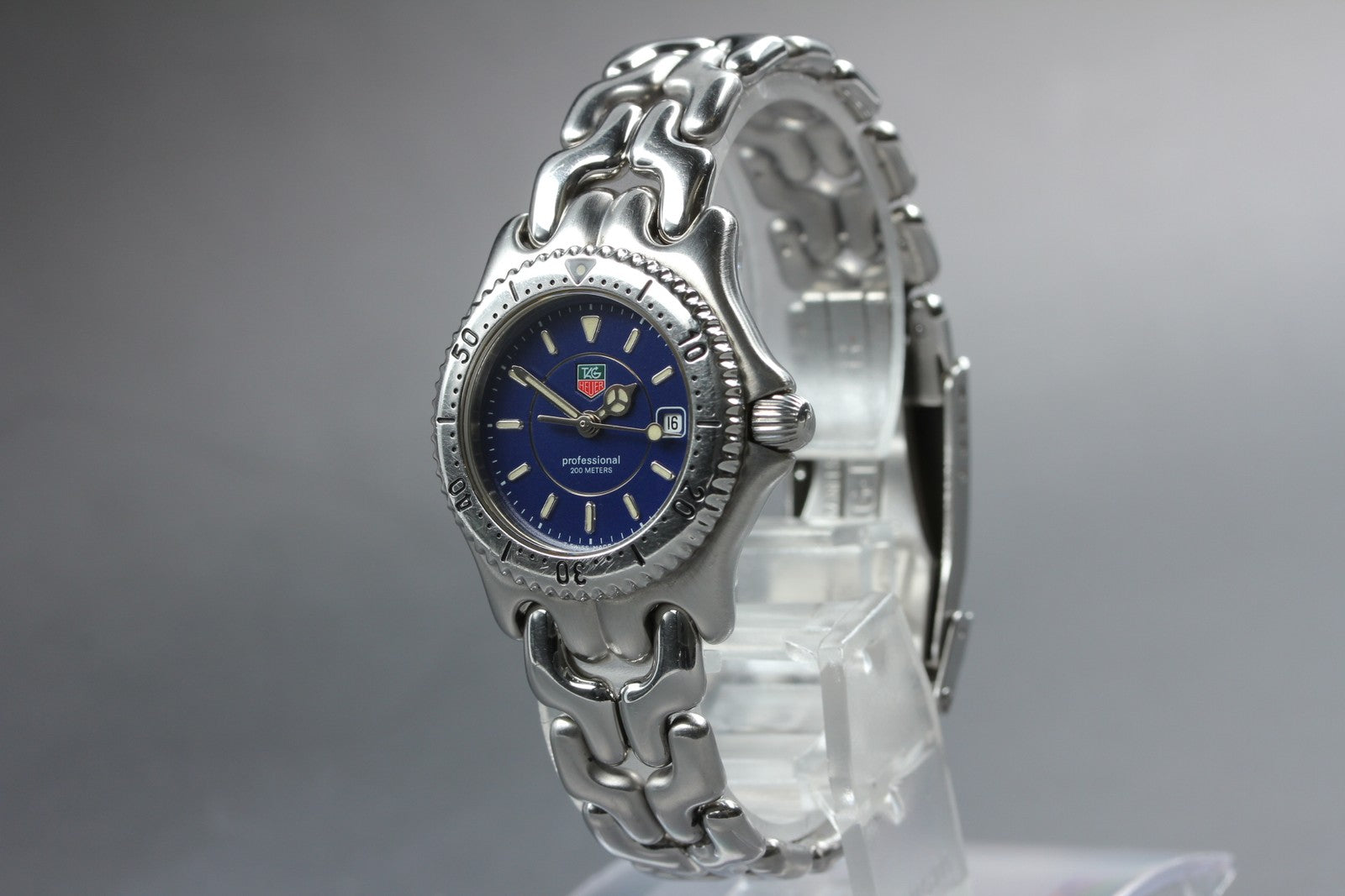 TAG HEUER SEL Professional WG131A Quartz Blue Dial Women's Watch 28mm From JAPAN