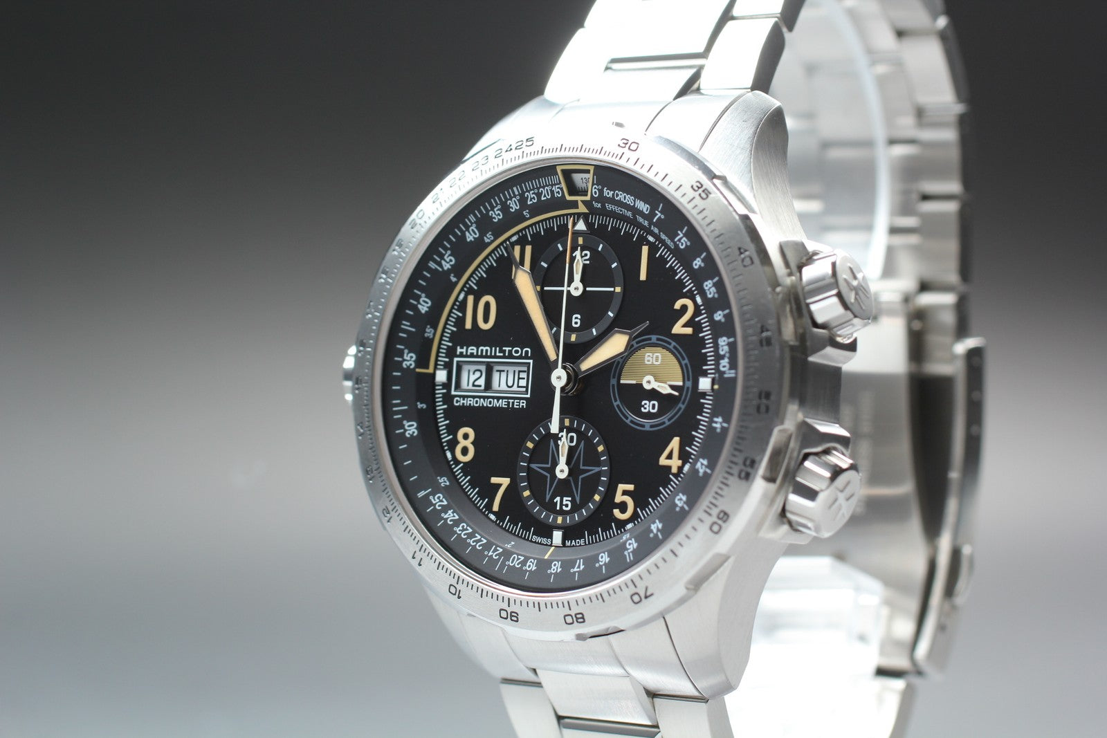 [Limited Box] Hamilton Khaki X-Wind Chronometer H777960 45mm AT Men's Watch