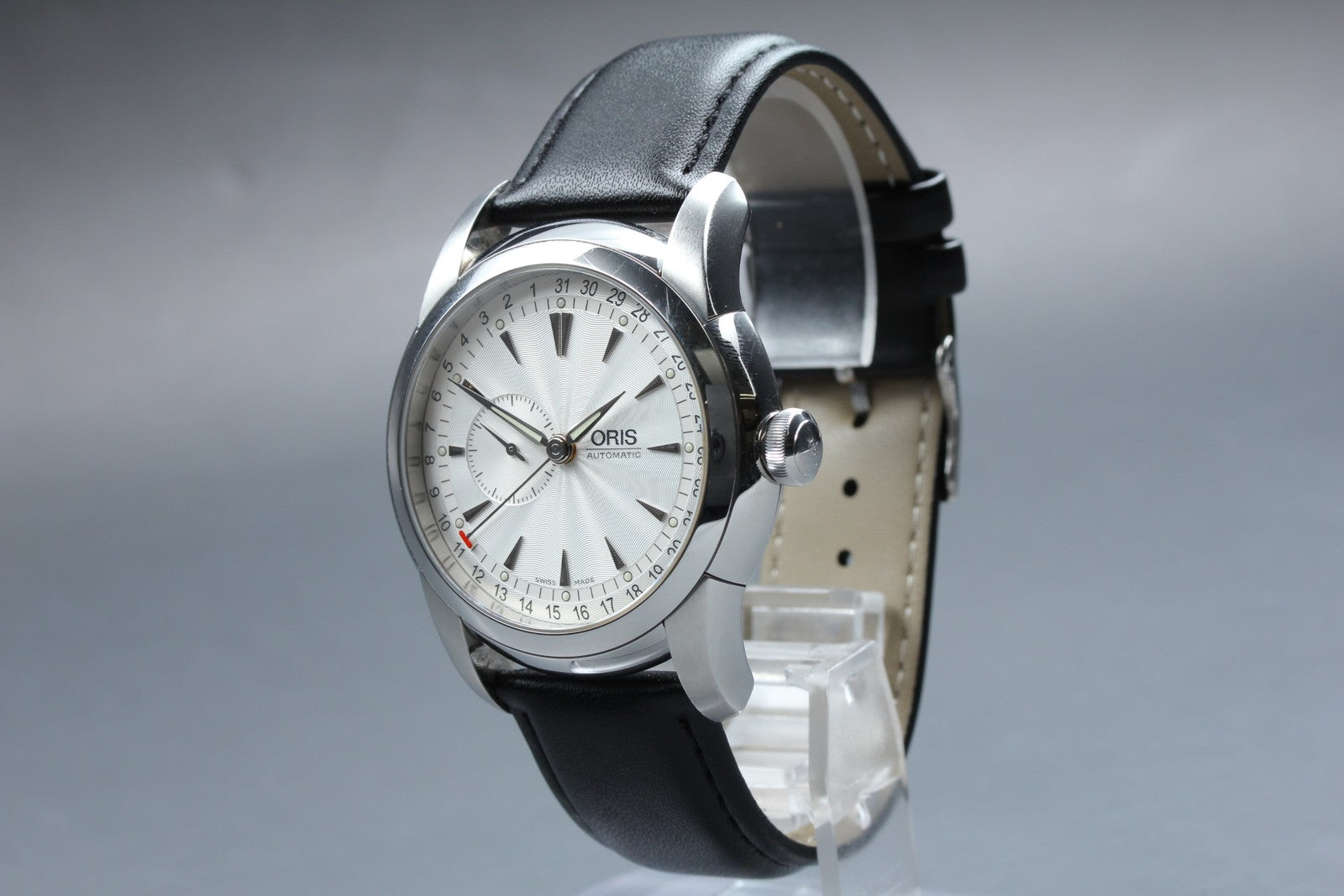 ORIS Artelier 7545 Silver Dial Automatic Small Second Men's Watch 44mm Exc+5 JP