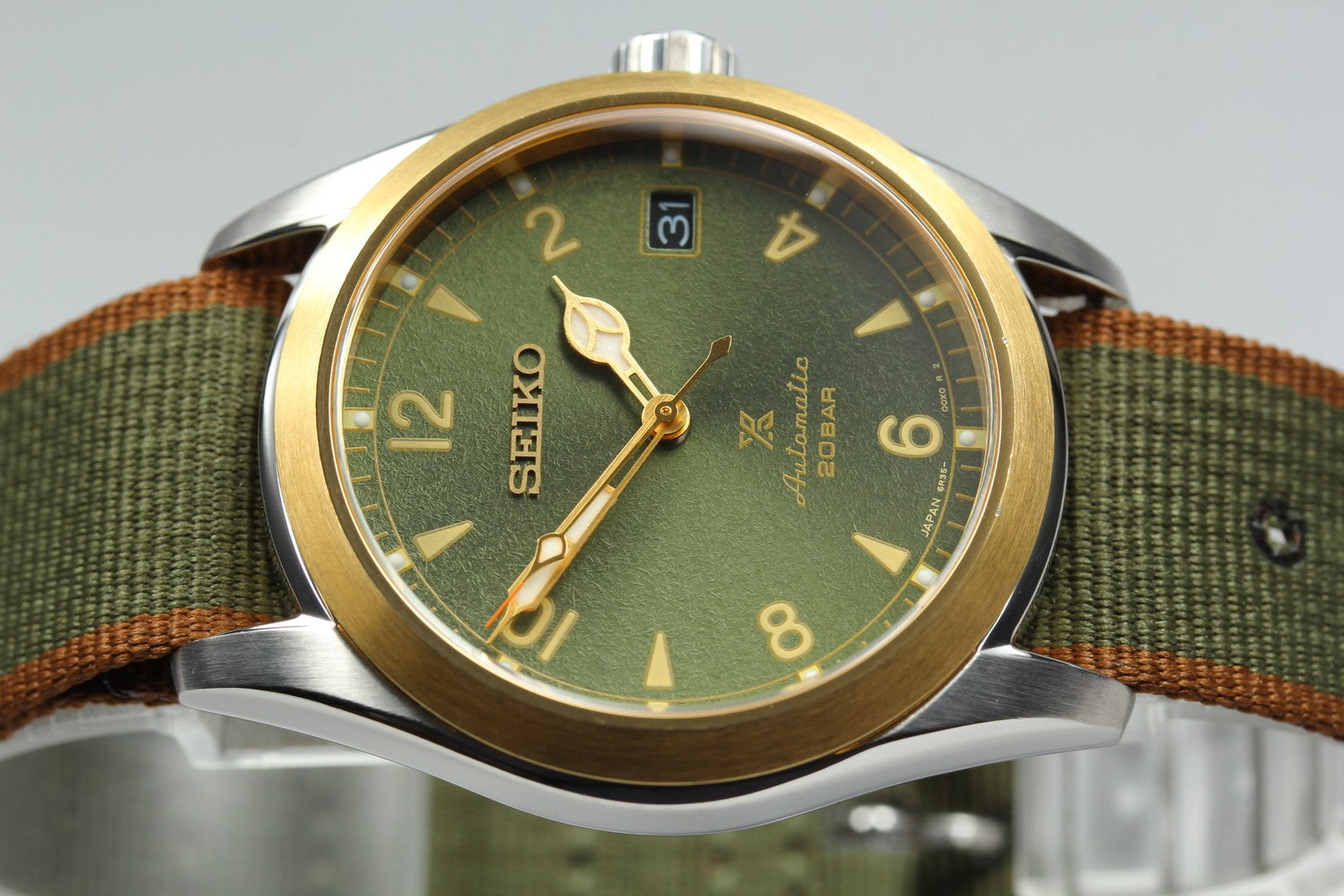 [N MINT- Box] SEIKO Prospex Alpinist 6R35-01B0 SBDC138 Green Men's Watch AT JP