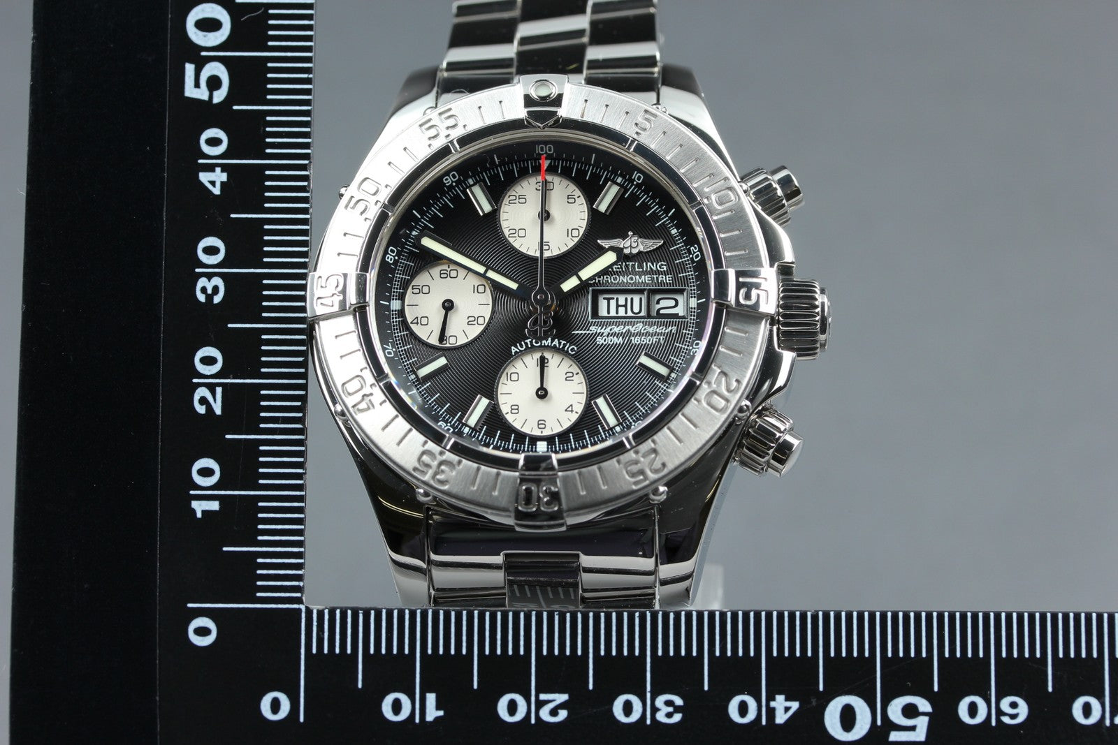 [Polished] BREITLING Superocean Chronograph A13340 Black 41mm AT Men's Watch Box