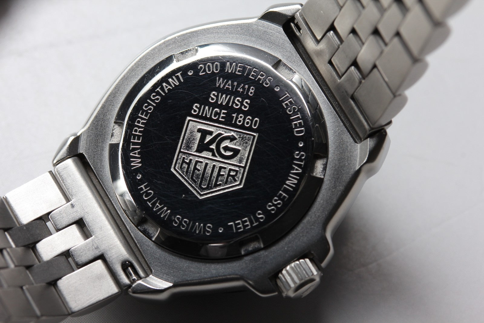 Vintage TAG Heuer Formula 1 WA1418 White Quartz Women's Watch 28mm From JAPAN