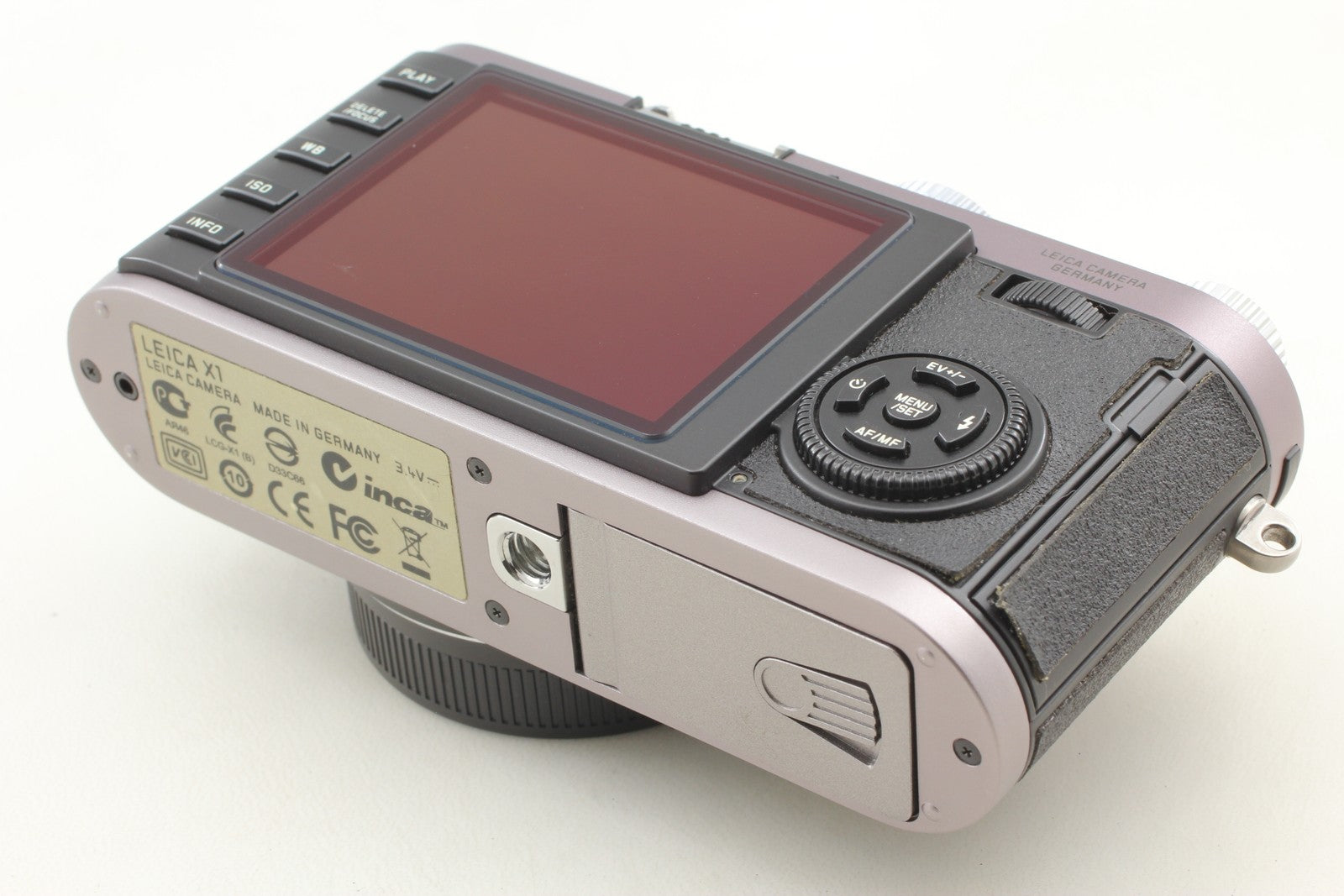 [Top MINT w/Box] Leica X1 12.2MP Compact Digital Camera Steel Gray From JAPAN