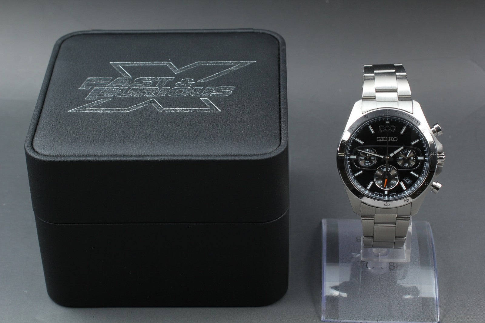 SEIKO × FAST & FURIOUS Limited Edition 2000 8T63-02S0 Quartz Men's Watch 40mm JP