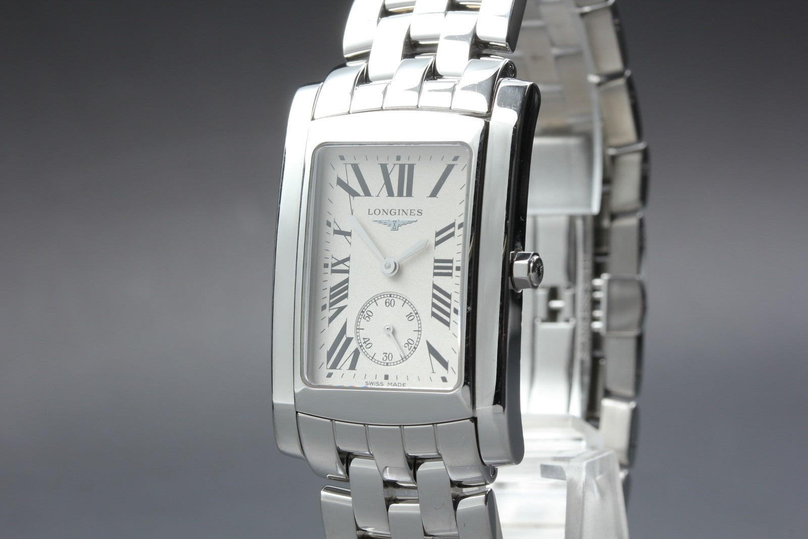 New Batt LONGINES DolceVita L5.655.4 White Unisex Quartz Watch 26mm JAPAN Box