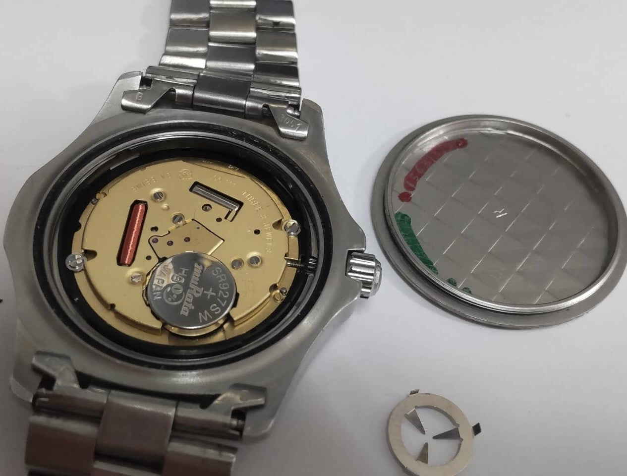 New Batt Vintage TAG HEUER Professional WK1112-1 Quartz Men's Watch 39mm JAPAN