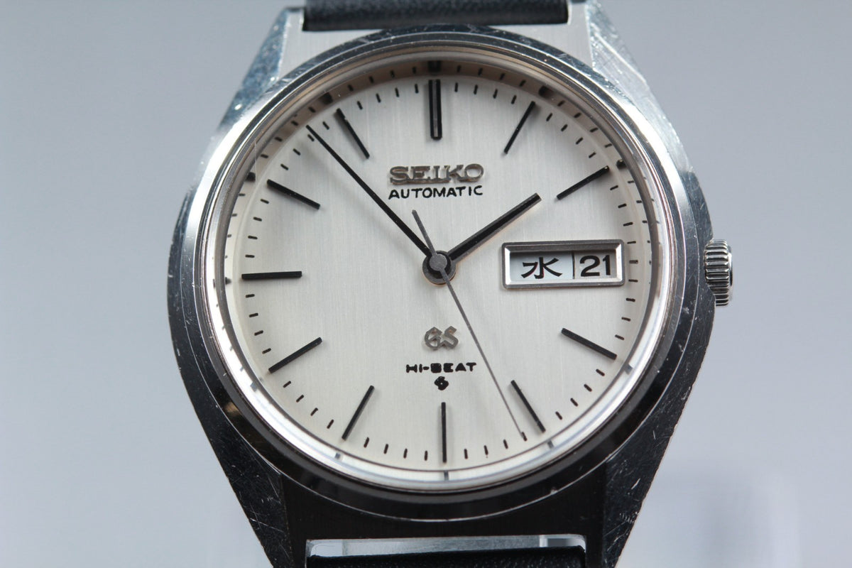 overhauled SEIKO Grand Seiko GS 5646-7010 Silver Manual Men's Watch 35mm JAPAN