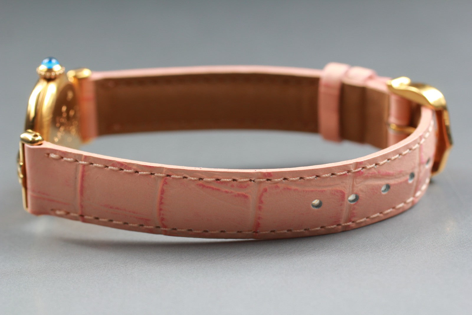 Vintage [Exc+5] Cartier Must Colisee Vermeil 590002 Gold Pink Women's Qz Watch