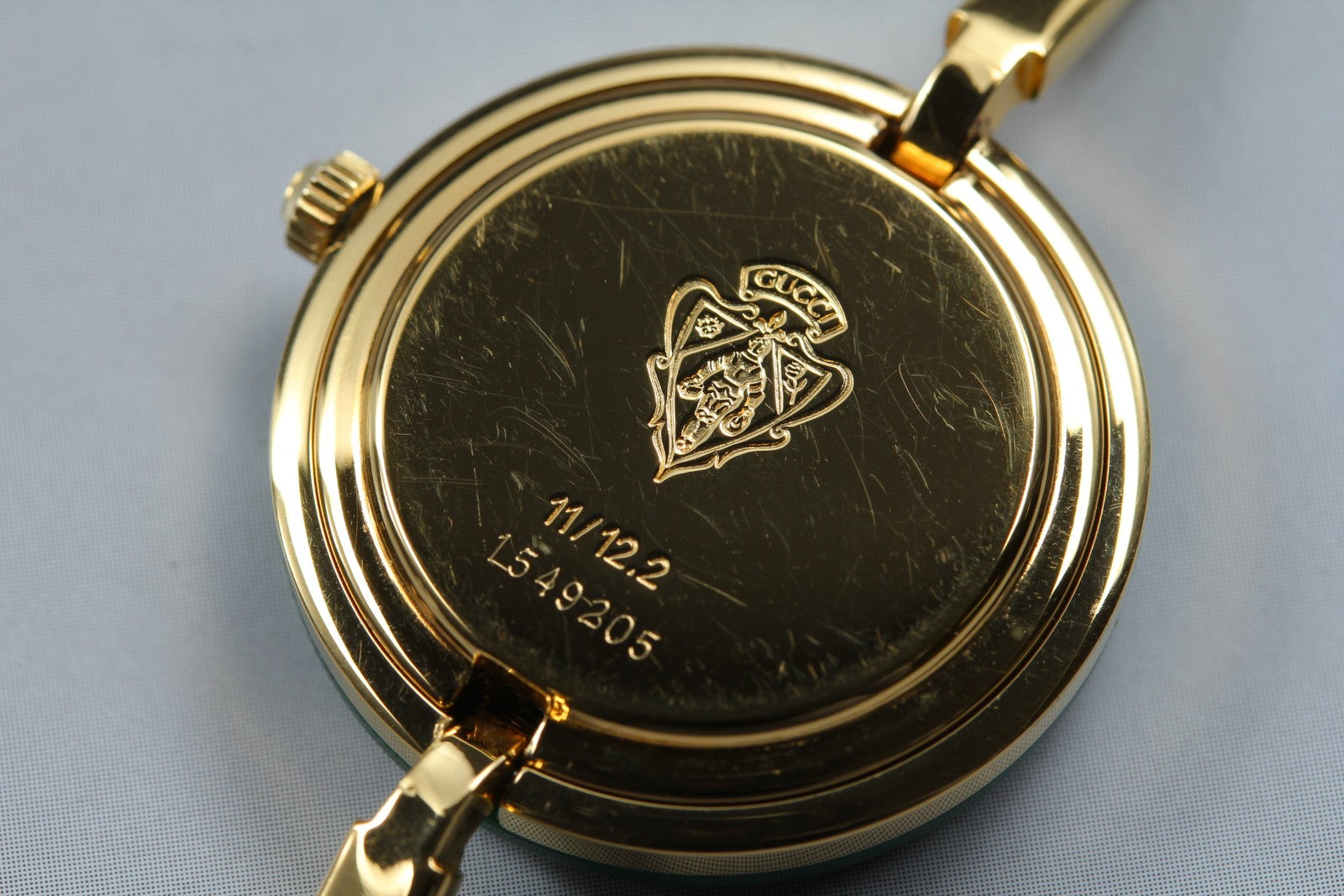 New Batt Gucci Change Bezel 11/12.2 12Color Women's White Quartz Watch JAPAN