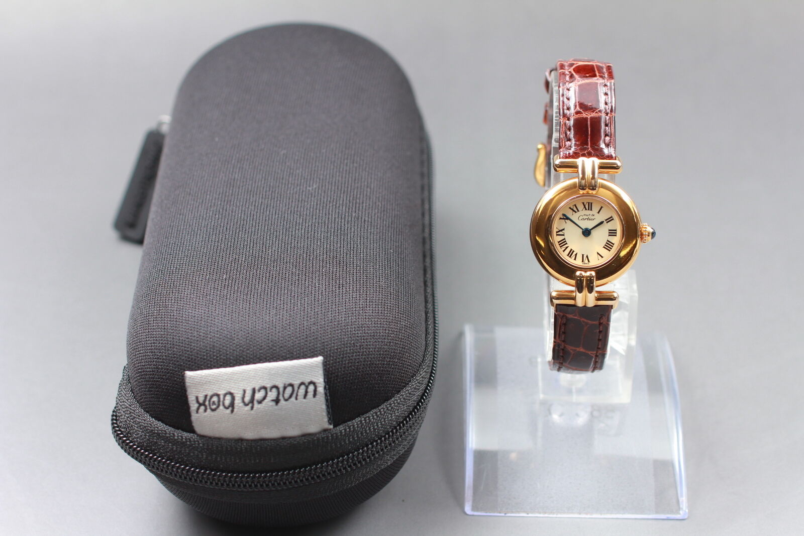 New Battery [Exc+5] Cartier Must Colisee Vermeil 590002 Women's Quartz Watch JP